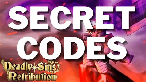 2023 Roblox Deadly Sins Retribution Codes September 2022